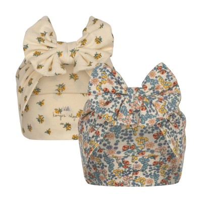 Konges Slojd BASIC 2 PACK NEW BAMBI BONNET GOTS (KS100113 PEONIA LIMONE-BIBI FLEUR)