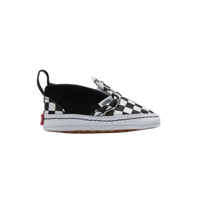 Vans Slip-On V Crib CHBD CHKR BLKW (VN0A2XSLFB71)