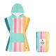 Dock & Bay Poncho - Kids - Coastal Candy - Medium (Age 6 to 10) (75x55cm) (1011624048)