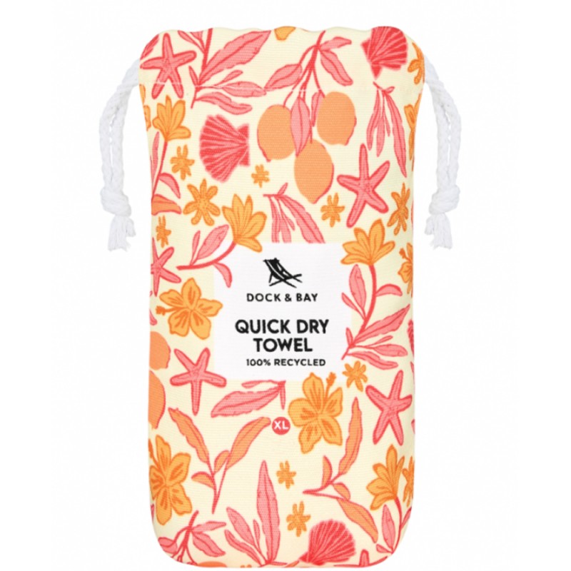 Dock & Bay Towels - Beach - Tangerine Tide  - Extra Large (200x90cm) (1011625311)