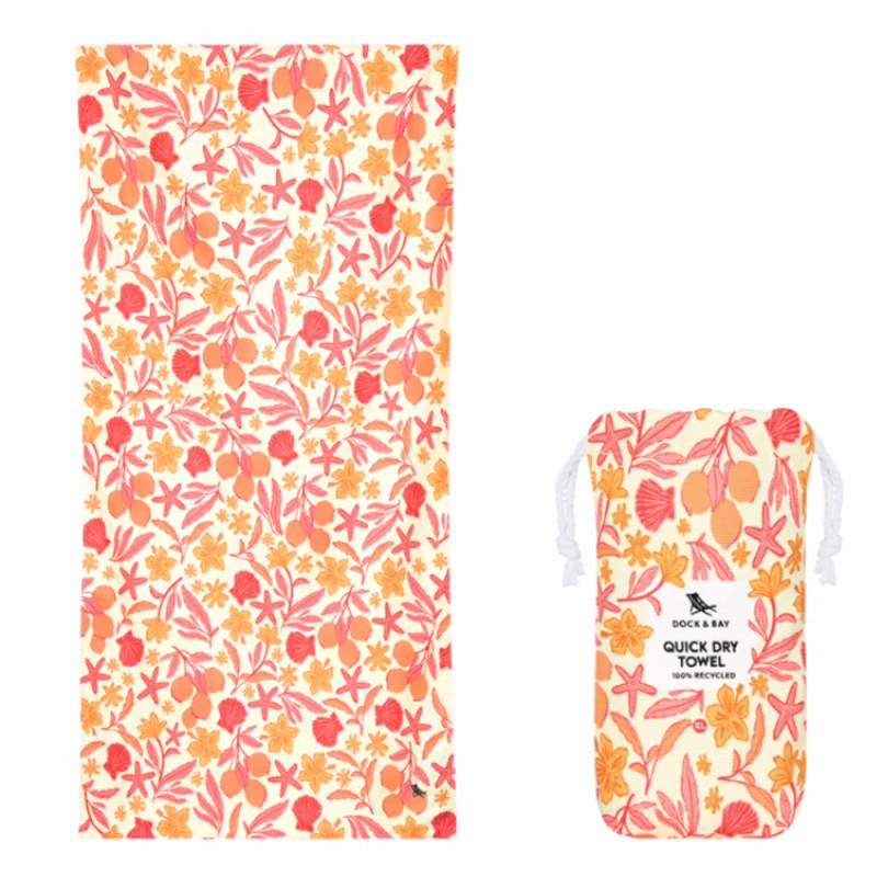 Dock & Bay Towels - Beach - Tangerine Tide  - Extra Large (200x90cm) (1011625311)