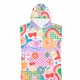 Dock & Bay Poncho - Good Vibes Club - Small (Age 3 to 5) (66x49cm) (1011625427)