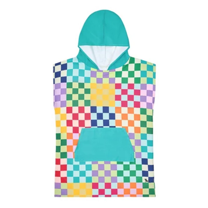 Dock & Bay Poncho - Check Me Out  - Medium - (Age 6 to 10) (75x55cm) (1011625441)