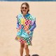Dock & Bay Poncho - Check Me Out  - Medium - (Age 6 to 10) (75x55cm) (1011625441)