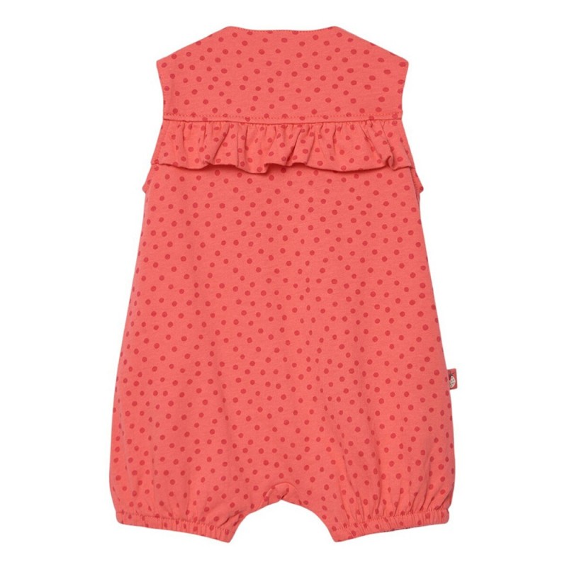 Boboli Knit play suit polka dot for baby girl -BCI (113038 9823)