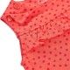 Boboli Knit play suit polka dot for baby girl -BCI (113038 9823)
