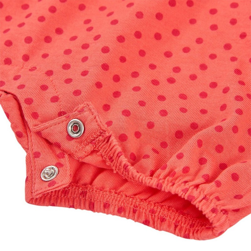 Boboli Knit play suit polka dot for baby girl -BCI (113038 9823)