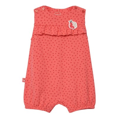 Boboli Knit play suit polka dot for baby girl -BCI (113038 9823)