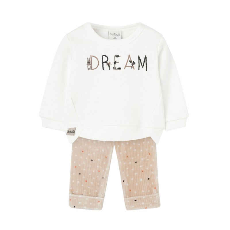 Boboli Set knit for baby girl -BCI (122050 9691)
