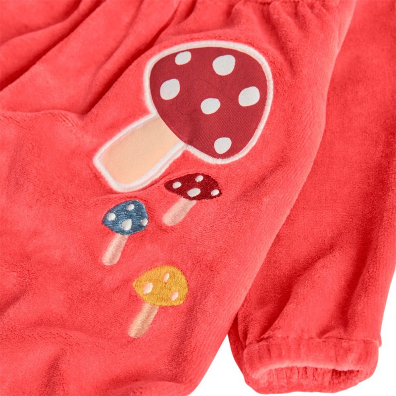 Boboli Velour play suit for baby girl -BCI (132073 3917)