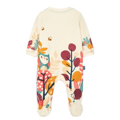 Boboli Velour play suit for baby -BCI (132084 1111)