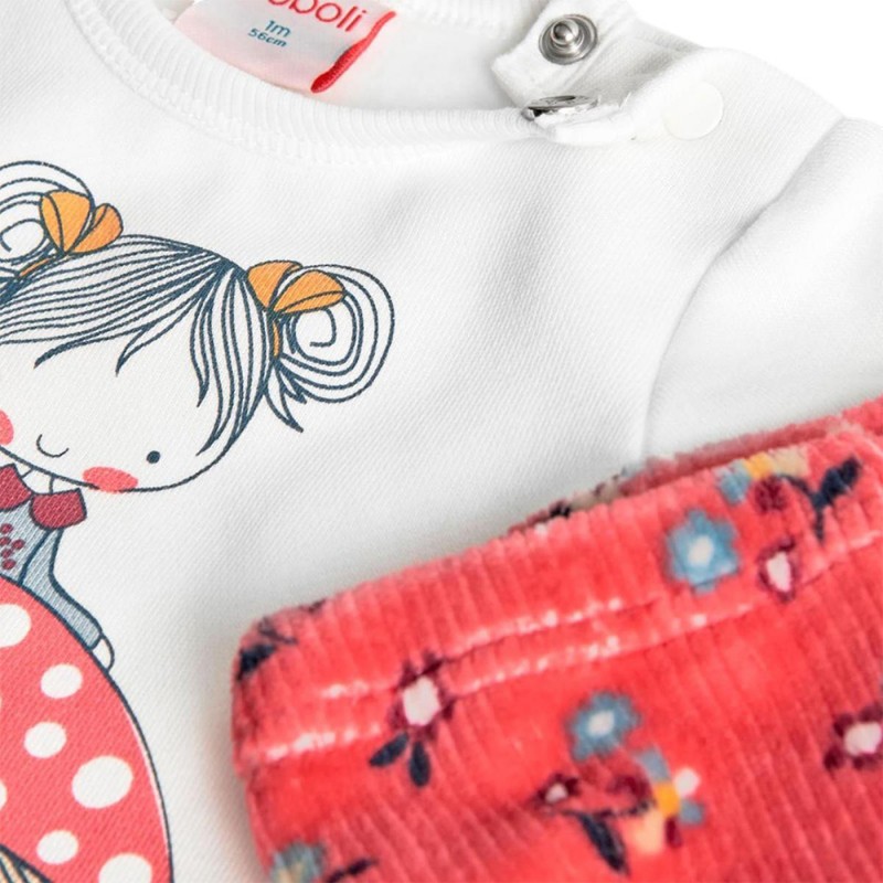 Boboli Set knit for baby girl -BCI (132107 1111)
