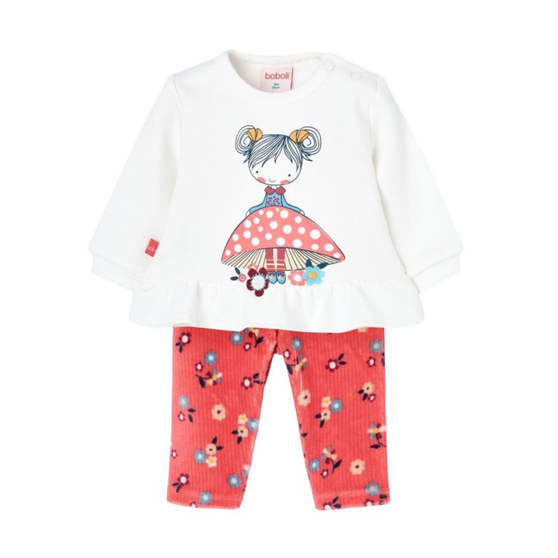 Boboli Set knit for baby girl -BCI (132107 1111)