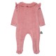 Boboli Velour play suit for baby girl -BCI (142085 3919)