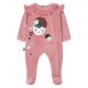 Boboli Velour play suit for baby girl -BCI (142085 3919)