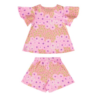 Bee Loop Set - Single jersey blouse and shorts (18030 Pink)