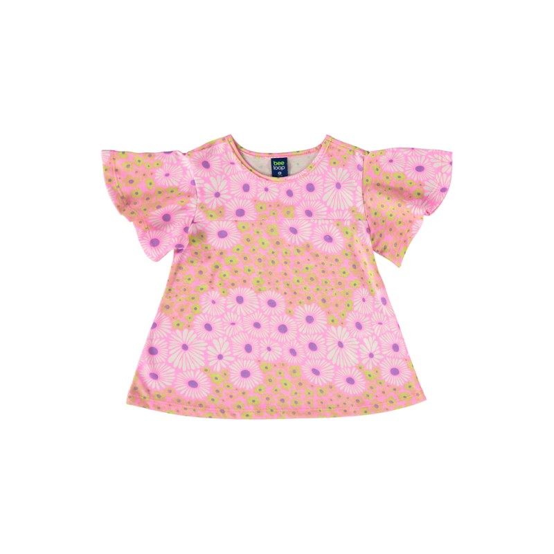 Bee Loop Set - Single jersey blouse and shorts (18030 Pink)