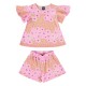 Bee Loop Set - Single jersey blouse and shorts (18030 Pink)