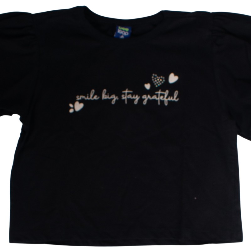 Bee Loop SET - SINGLE JERSEY CROP TOP AND SHORTS (18196 Black)