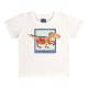 Bee Loop SET - SINGLE JERSEY T-SHIRT AND MICROFIBER BERMUDA (18215 Off White)