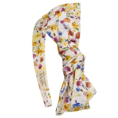 SIENA Watercolor flowers print hairband with large bow (200106478 A)