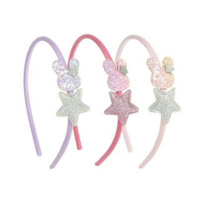 SIENA Headband with star and glitter bunny (201107239 0)