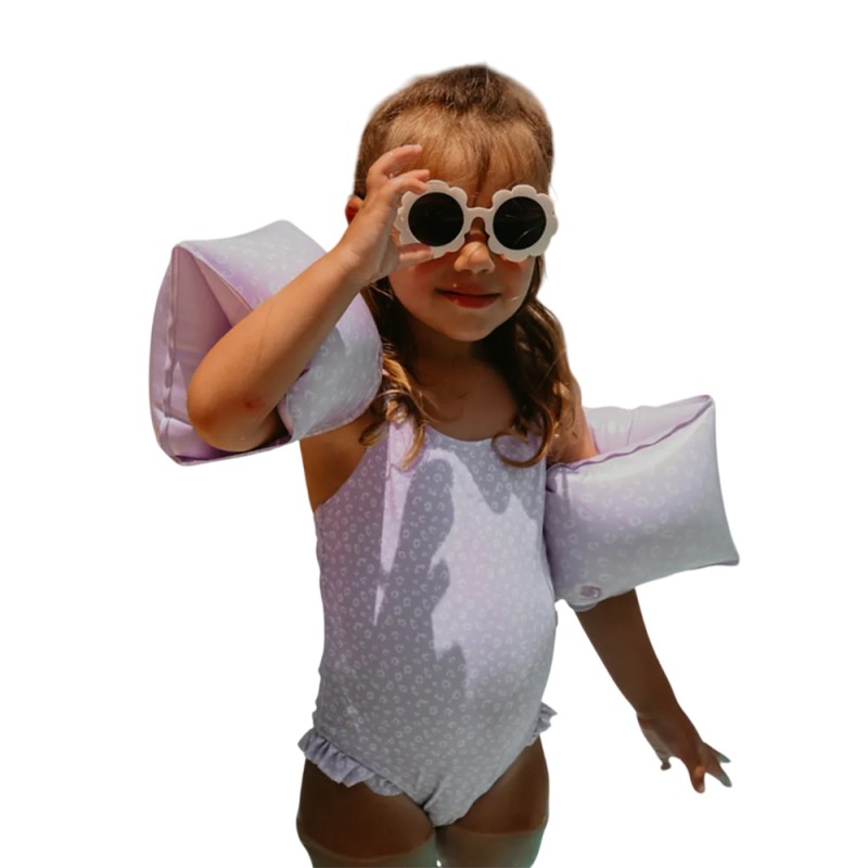 Swim Essentials - Bathing Suit Lila Leopard 98/104 (2023SE617)