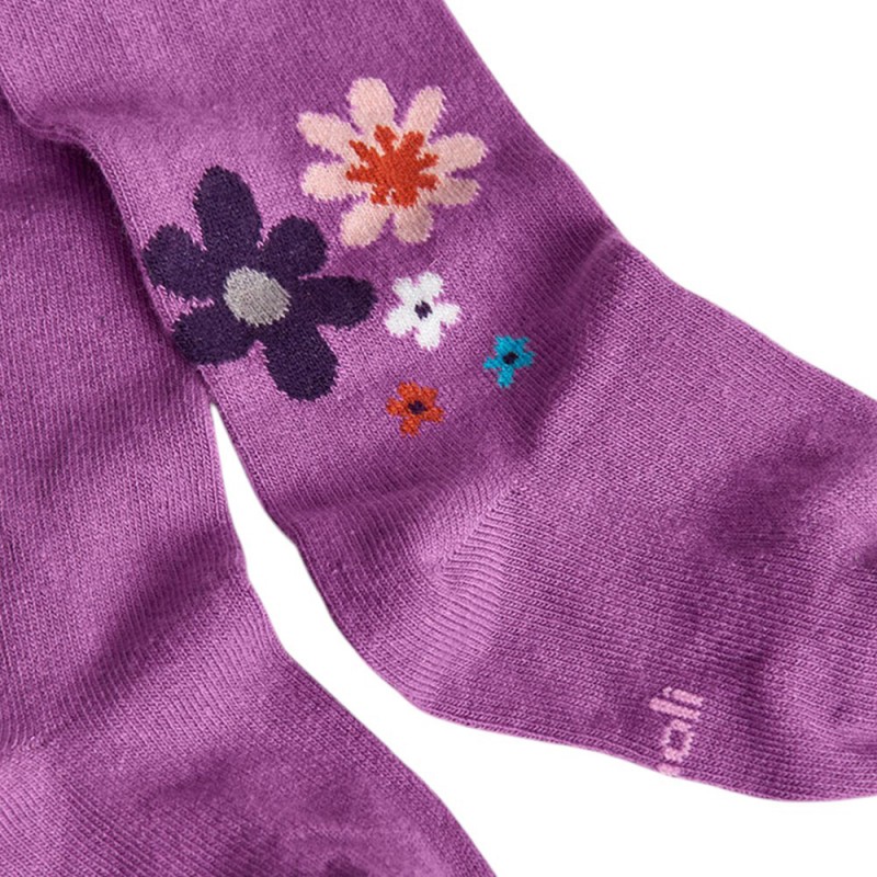 Boboli Thick tights floral for baby girl -BCI (222051 6123)