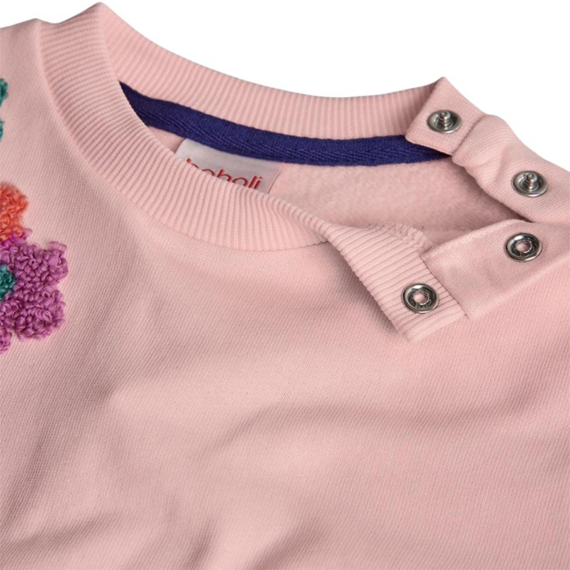 Boboli Fleece sweatshirt for baby girl -BCI (222062 3915)