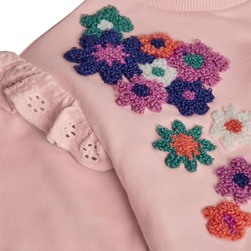 Boboli Fleece sweatshirt for baby girl -BCI (222062 3915)