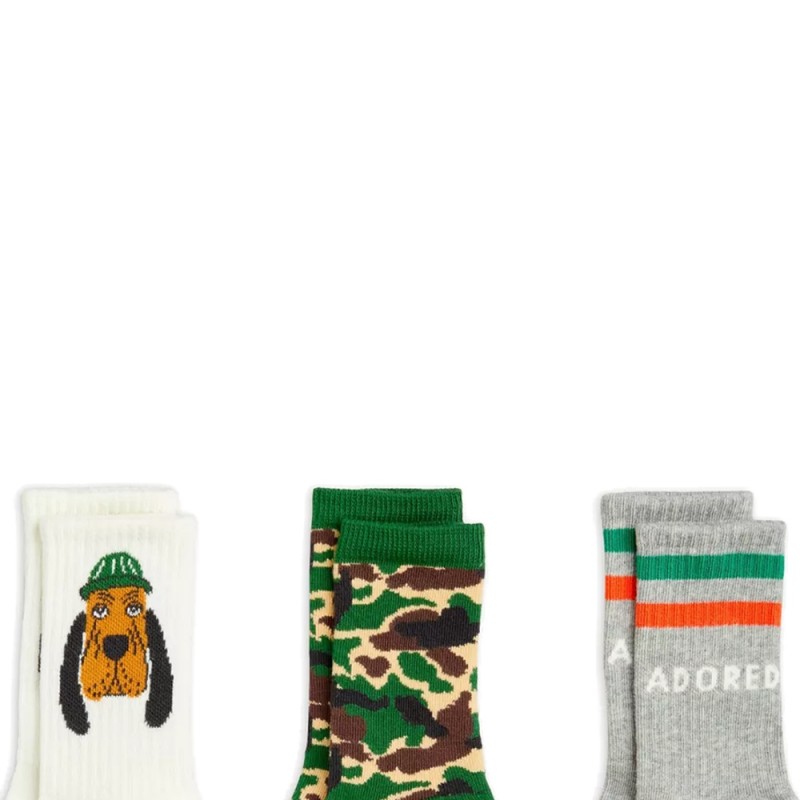 MINI RODINI Bloodhound 3-pack socks (2416010900 TYPE)