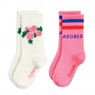 MINI RODINI Roses 2-pack socks (2416011128 TYPE)