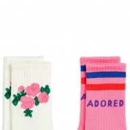 MINI RODINI Roses 2-pack socks (2416011128 TYPE)