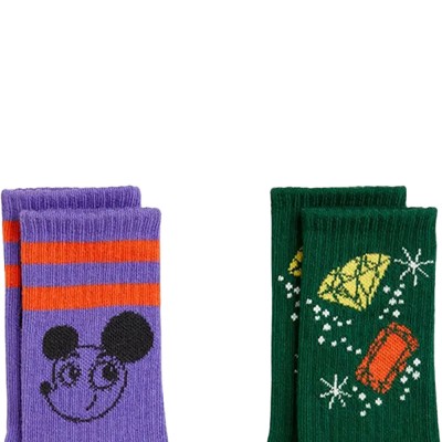 MINI RODINI Ritzrats 2-pack socks (2416011200 TYPE)