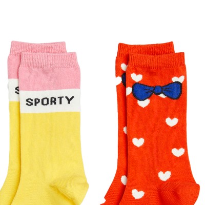 MINI RODINI Sporty 2-pack socks (2426012100 TYPE)