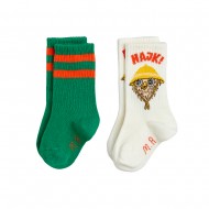 MINI RODINI Hike 2-pack socks (2426012200 TYPE)