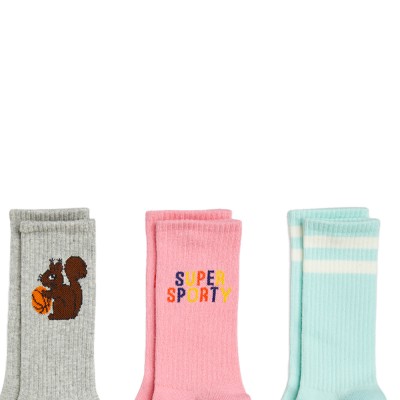 MINI RODINI Super sporty 3-pack socks (2426012300 TYPE)