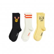 MINI RODINI Medal 3-pack socks (2426012400 TYPE)