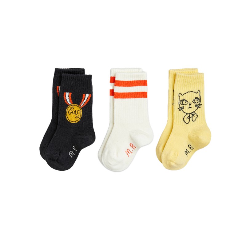 MINI RODINI Medal 3-pack socks (2426012400 TYPE)