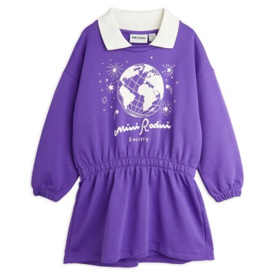 Mini Rodini Mini Rodini society sp sweat dress (2475010645 TYPE)