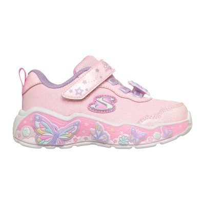 Skechers Lighted Butterfly Wrap Sneaker W/ Gore & Strap (303066NC LPMT)