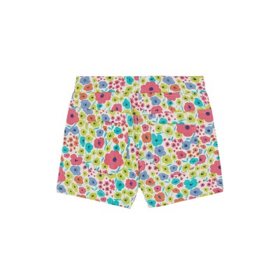 Boboli Fleece bermuda shorts floral for girl -BCI (313074 9801)