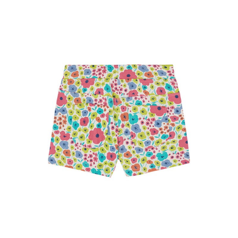 Boboli Fleece bermuda shorts floral for girl -BCI (313074 9801)