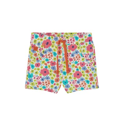 Boboli Fleece bermuda shorts floral for girl -BCI (313074 9801)