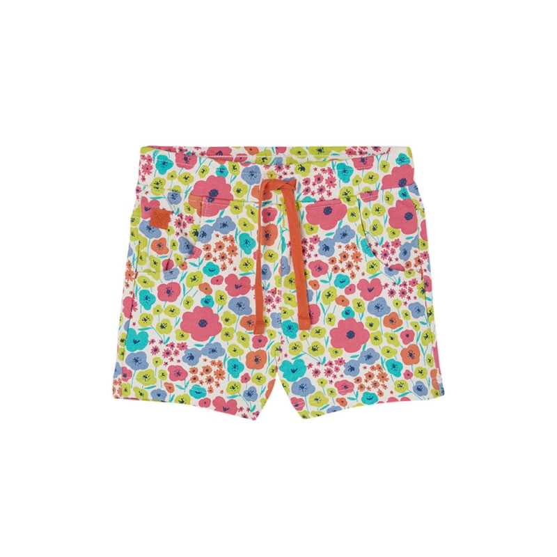 Boboli Fleece bermuda shorts floral for girl -BCI (313074 9801)