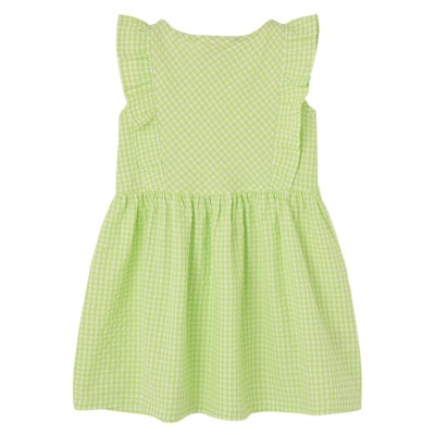 Boboli Poplin dress check for girl -BCI (313175 9802)