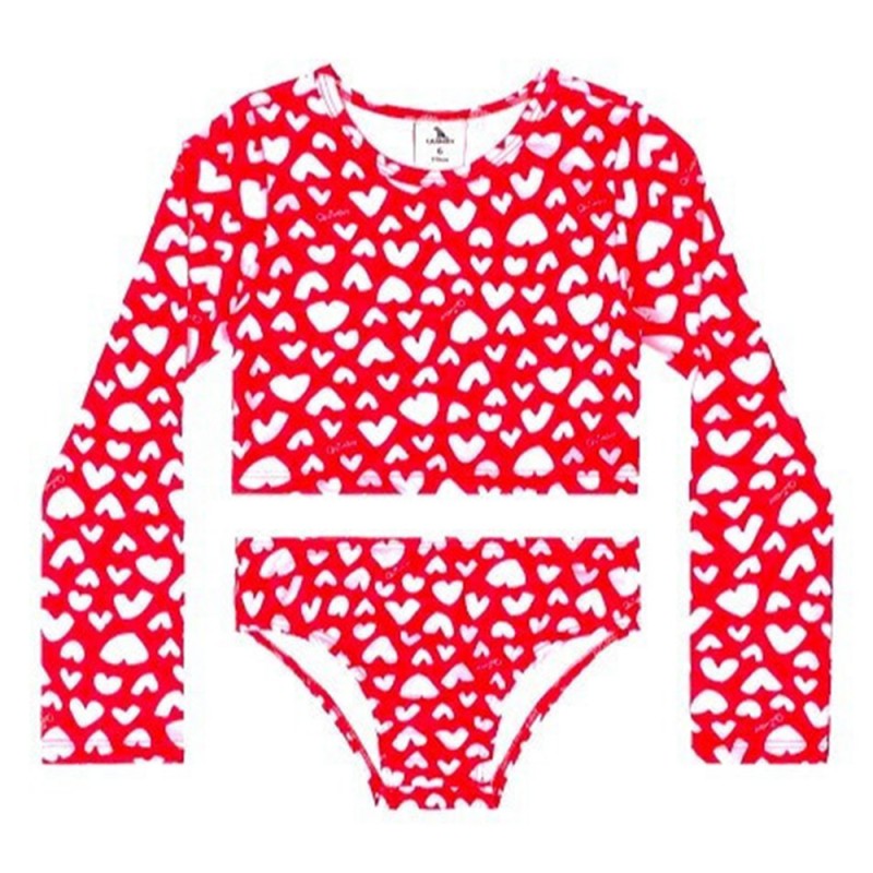 Quimby UPF 50+ SUN PROTECTION SWIMMING BIKINI (34684 Red)