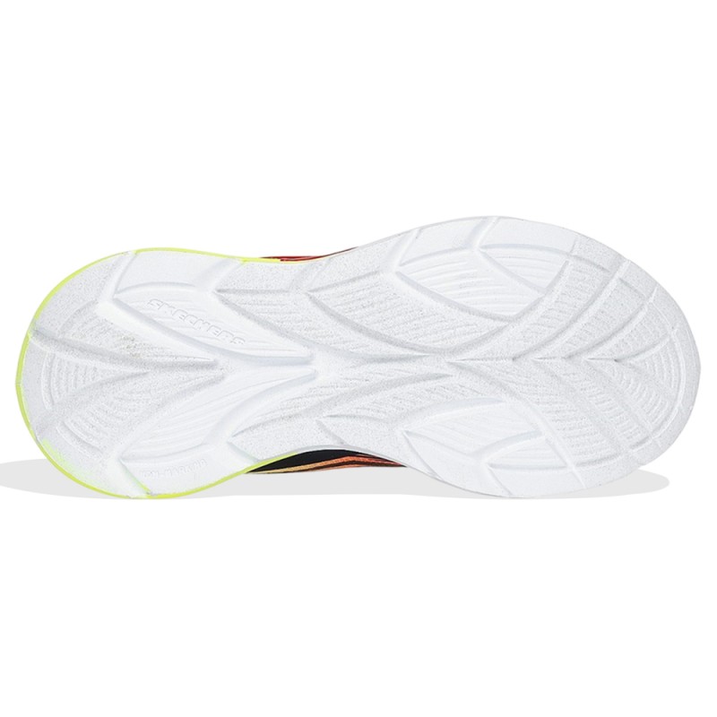 Skechers Lighted Gore & Strap Sneaker W/ Midsole Techpiece (400139L BKRD)