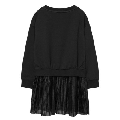 Boboli Fleece combined dress for girl -BCI (402130 890) Boboli Fleece combined dress for girl -BCI (402130 890)