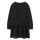 Boboli Fleece combined dress for girl -BCI (402130 890)